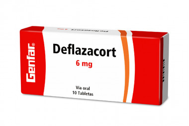 Deflazacort Genfar 6 mg Caja Con 10 Tabletas