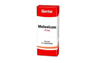 Meloxicam 15 mg Caja Con 10 Comprimidos