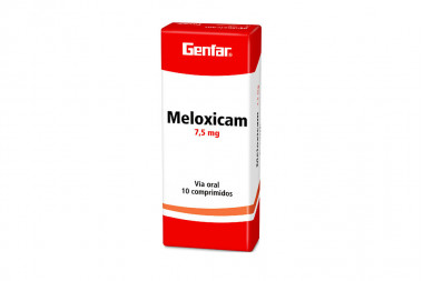Meloxicam 7.5 mg Caja Con 10 Comprimidos