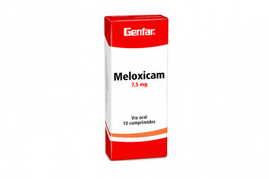 Meloxicam 7.5 mg Caja Con 10 Comprimidos