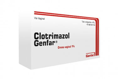 Clotrimazol En Crema 1 % Caja Con Tubo Con 40 g  - 6 Aplicadores