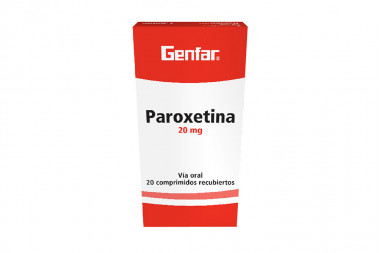 Paroxetina 20 mg Caja Con...