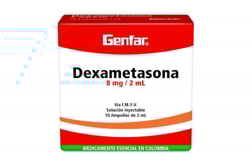 Dexametasona 8 Mg / 2 Ml...
