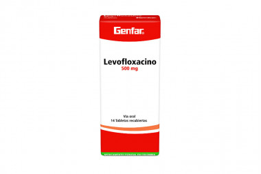 Levofloxacino 500 mg Caja Con 14 Tabletas Recubiertas