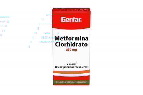 Metformina Winthrop 850 Mg...