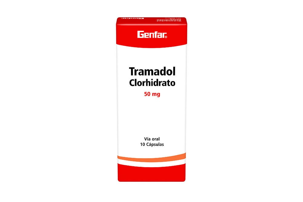 Tramadol Clorhidrato 50 Mg Caja Con 10 Cápsulas - Genfar
