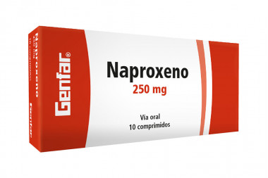 naproxeno 250 mg caja con 10 comprimidos