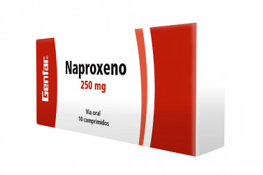 Naproxeno 250 mg Caja Con 10 Comprimidos - Genfar