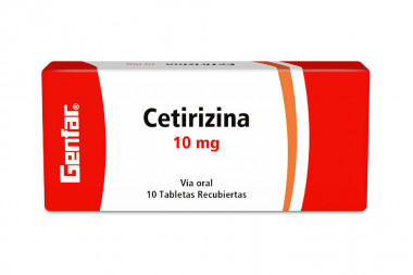 Cetrizina 10 mg Caja Con 10...