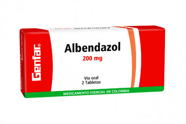 Albendazol 200 mg Caja 2 Tabletas – antihelmínticos