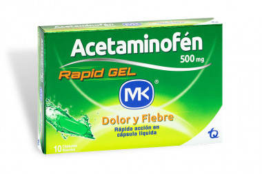 Acetaminofén 500 mg Caja...