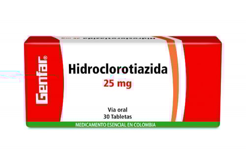 Hidroclorotiazida 25 Mg...