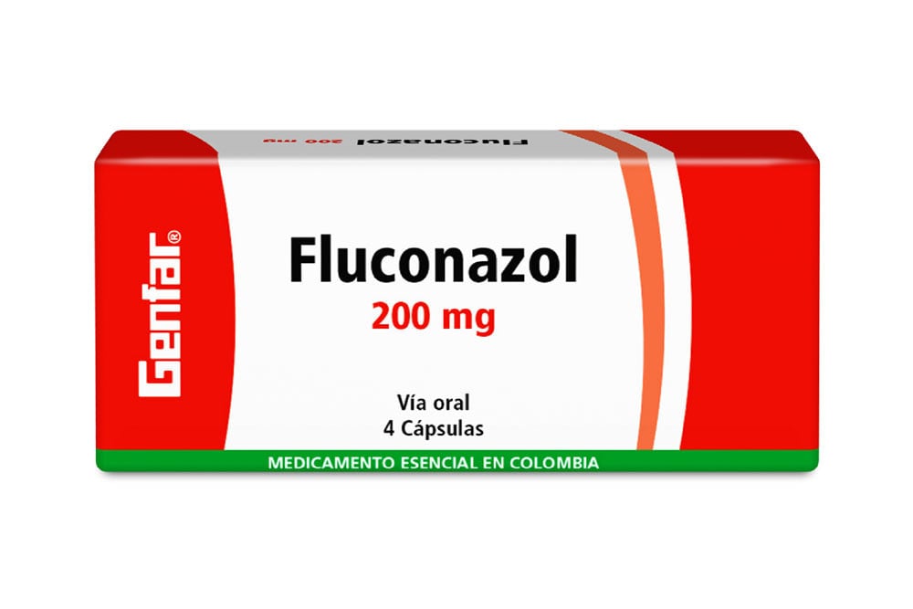 fluconazol 200 mg caja 4 cápsulas