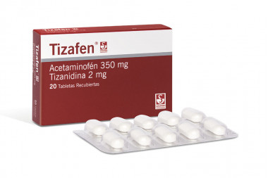 Tizafen Tab 350-2 Mg Caja Con 20 Tabletas