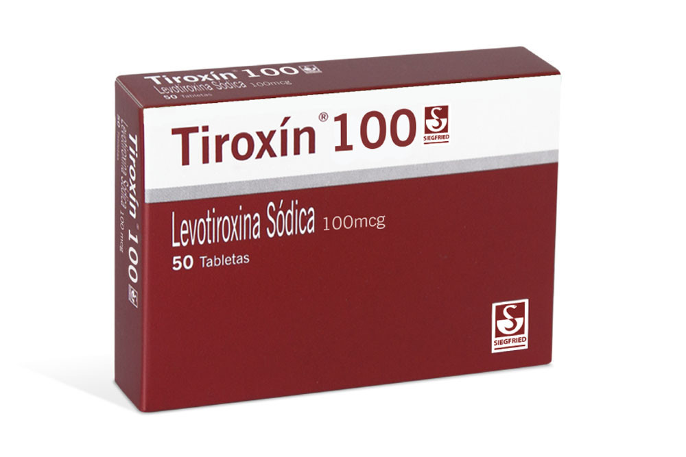 Tiroxín 100 mcg Caja Con 50 Tabletas