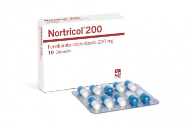 Nortricol 200 mg Caja Con 10 Cápsulas 