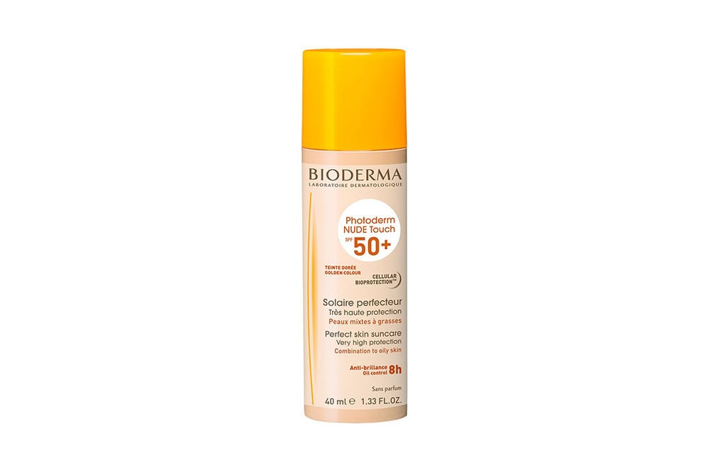 Protector Solar Photoderm Dorado Nude Touch SPF 50 Frasco Con 40 mL