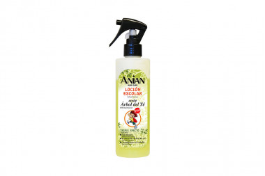 Loción Escolar Capilar Árbol De Té Anian Hair Care Frasco Con 250 mL