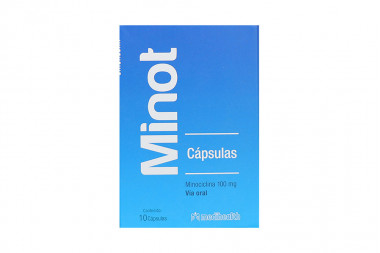 Minot 100 mg Caja Con 10 Cápsulas