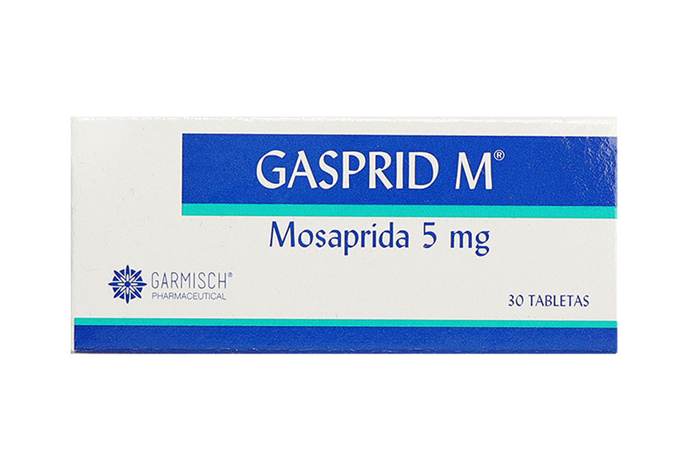 Gasprid M 5 mg Caja Con 30 Tabletas