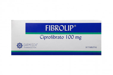 FIBROLIP 100 mg Caja Con 30 Tabetas