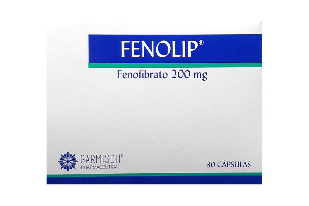 Fenolip 200 mg Caja Con 30 Tabletas