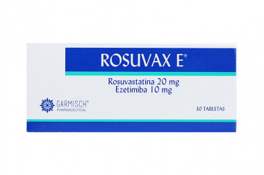 Rosuvax E 20 / 10 mg Caja Con 30 Tabletas 