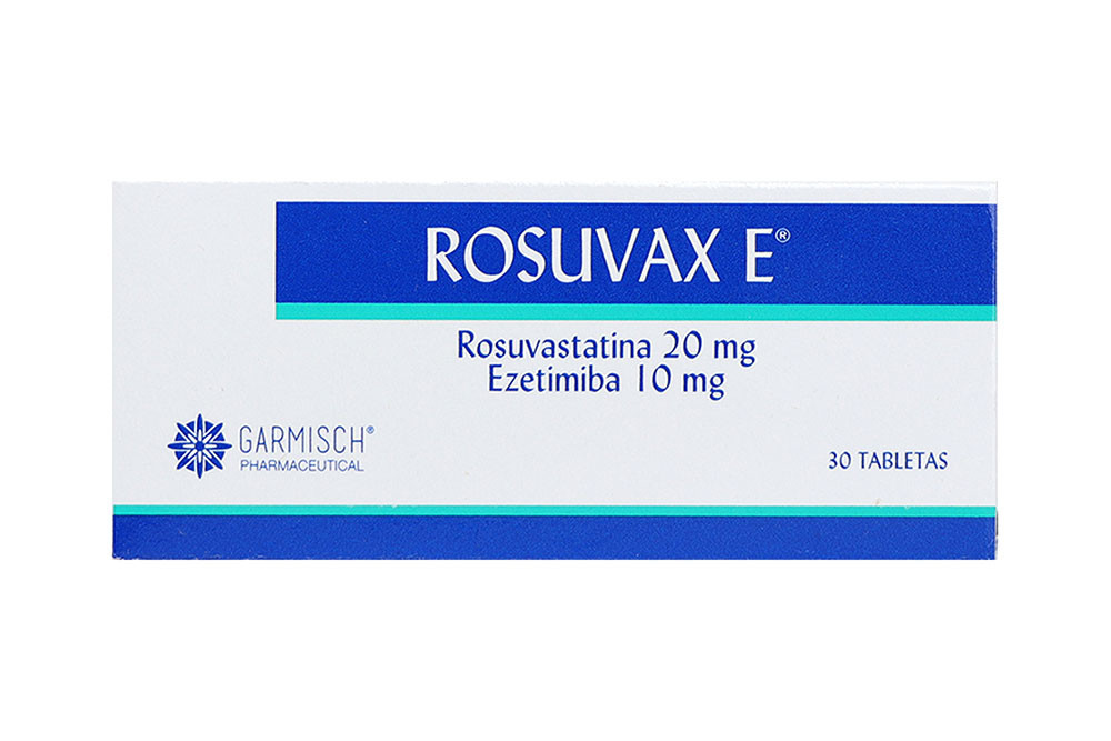 Rosuvax E 20 / 10 mg Caja Con 30 Tabletas 