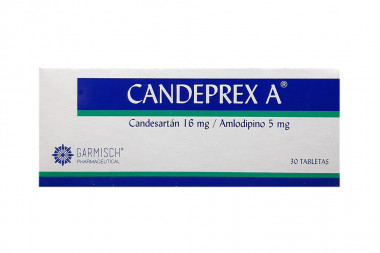 Candeprex A 16 / 5 mg  Caja Con 30 Tabletas