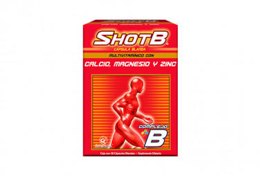 ShotB Complejo B Caja Con 30 Cápsulas Blandas