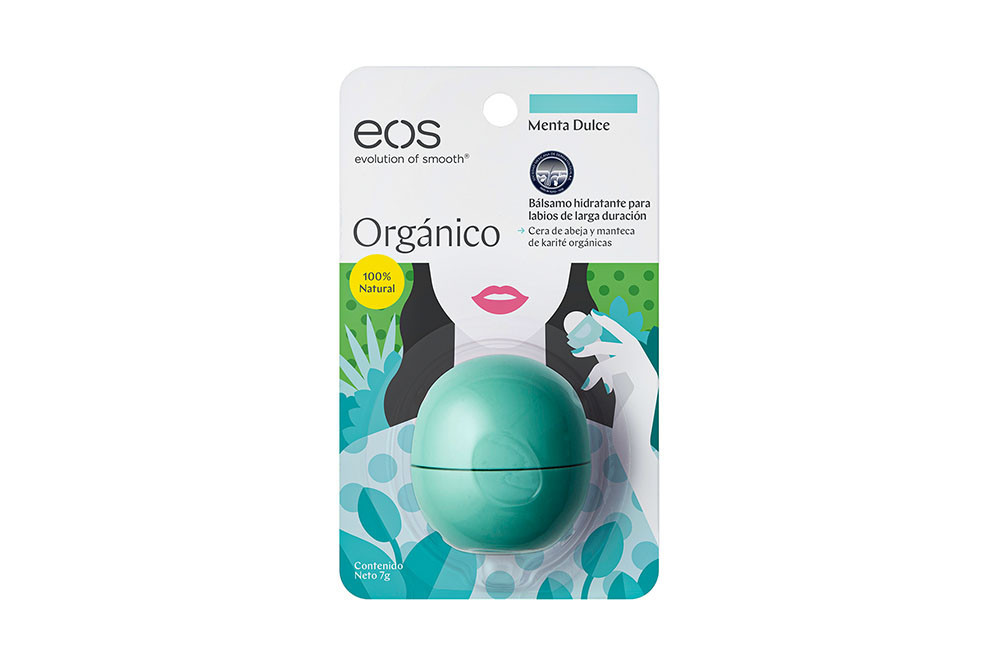 Bálsamo Labial Eos Menta Dulce Empaque Con 7 G