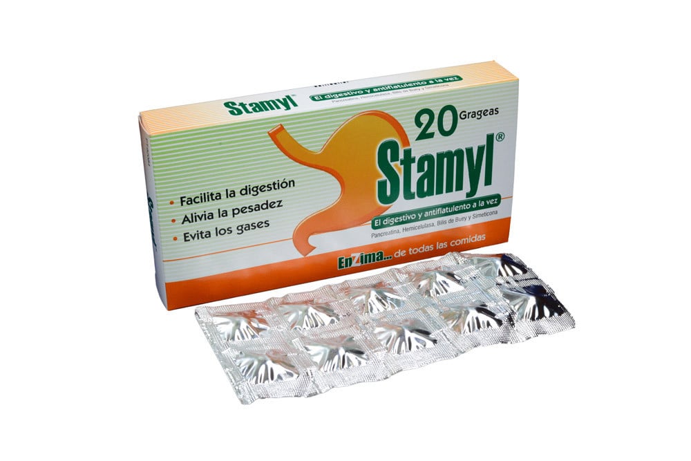 Stamyl Caja Con 20 Grageas Droguerías Cafam Bogotá Stamyl Caja Con 20 Grageas