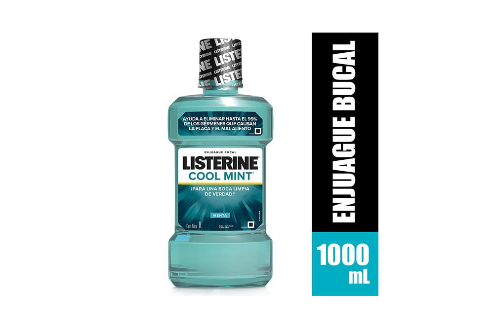 Enjuague Bucal Listerine Cool Mint Con 1L