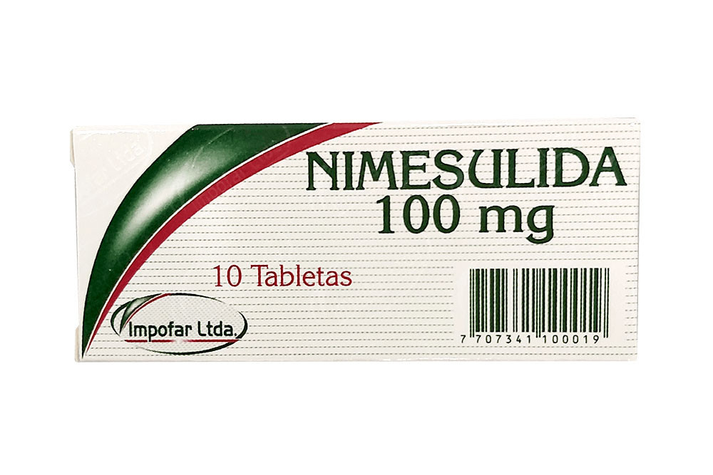 Nimesulida Tableta 100 Mg con 10 Unidades