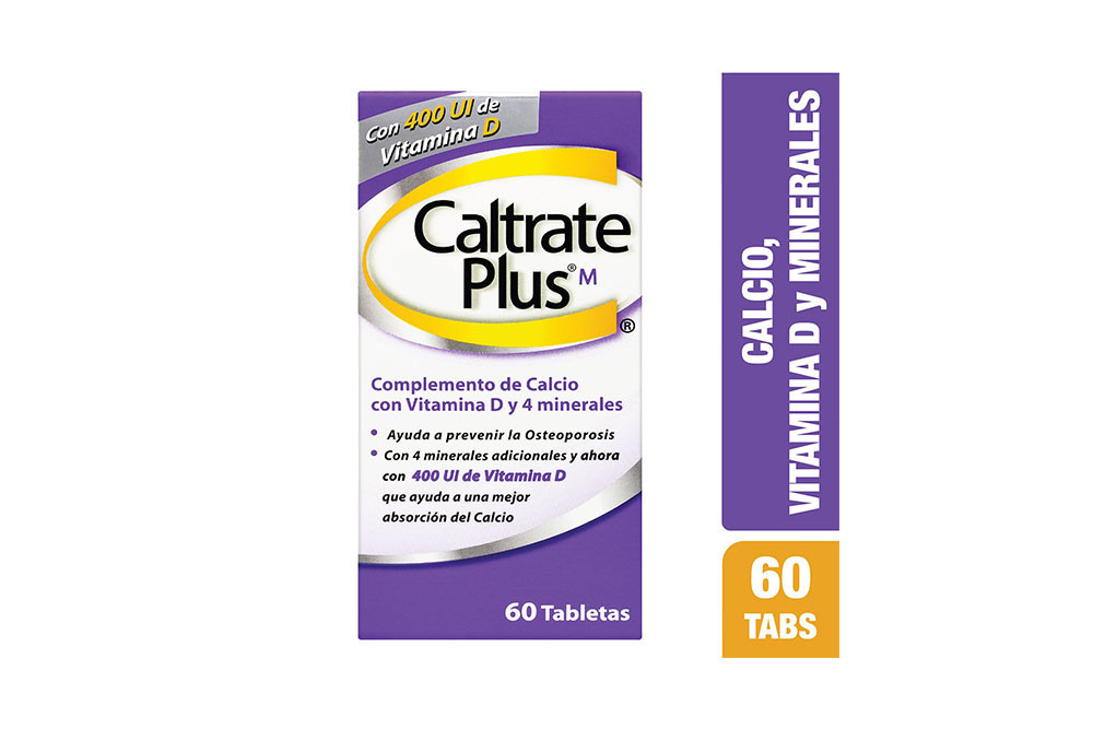 Caltrate Plus M Caja Con Frasco Con 60 Tabletas