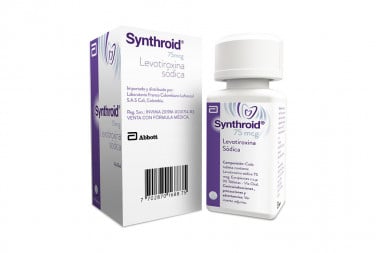 Synthroid 75 Mcg Frasco Con 90 Tabletas