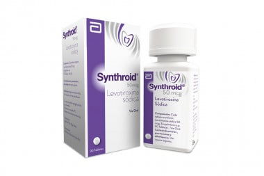 Synthroid 50 Mcg Frasco Con 90 Tabletas