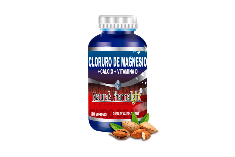 CLORURO DE MAGNESIO/CALCIO/VITAMINA D NATURALS PHARMALIGHT Cloruro De Magnesio / Calcio/ Vitamina D Frasco Con 30 Tabletas