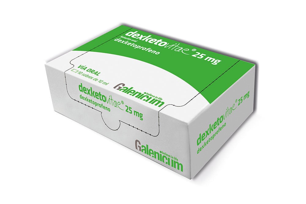 Dexketovitae 25 mg Caja Con 10 Sobres De 10 mL