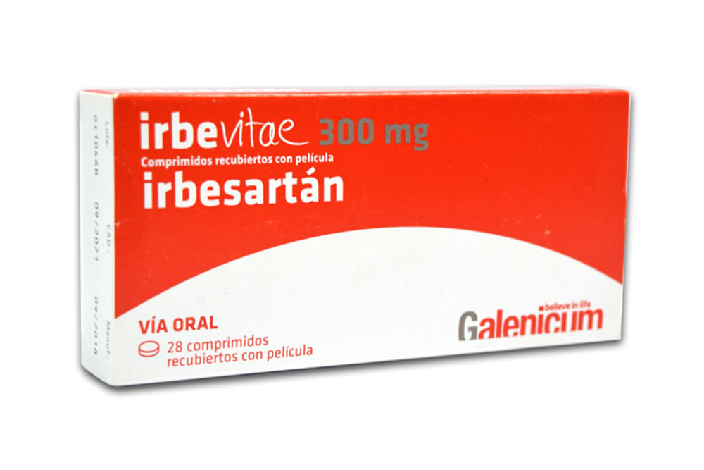 Irbevitae 300 Mg Caja Con 28 Comprimidos Recubiertos