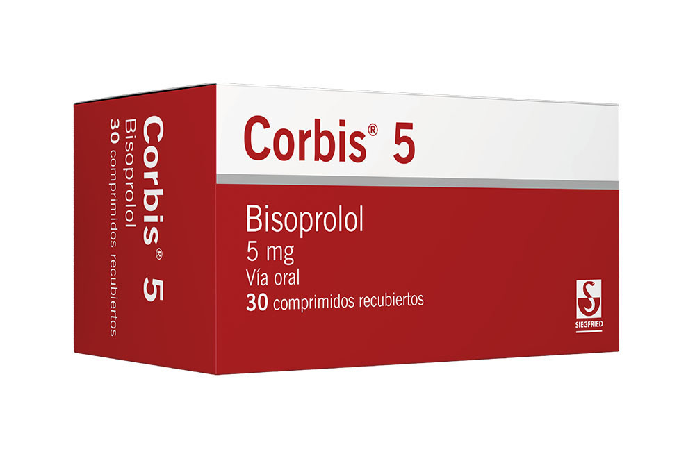 Corbis 5 mg Caja Con 30 Comprimidos Recubiertos 