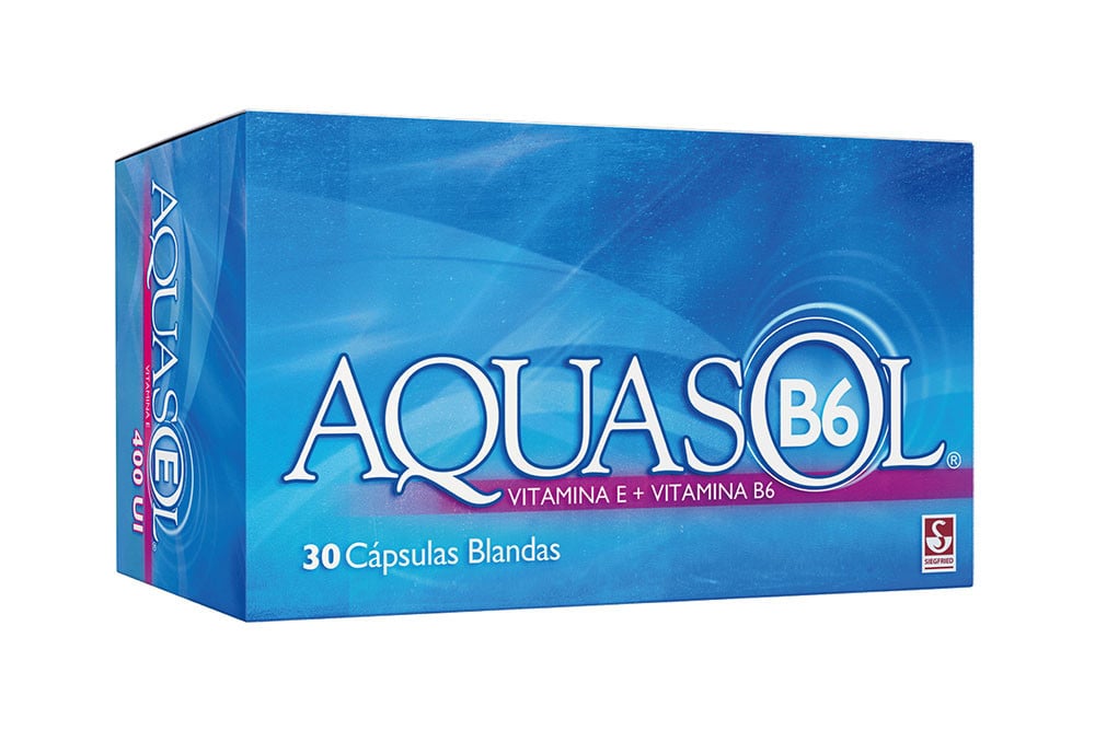 Aquasol B6 400 UI / 50 mg Caja Con 30 Cápsulas Blandas