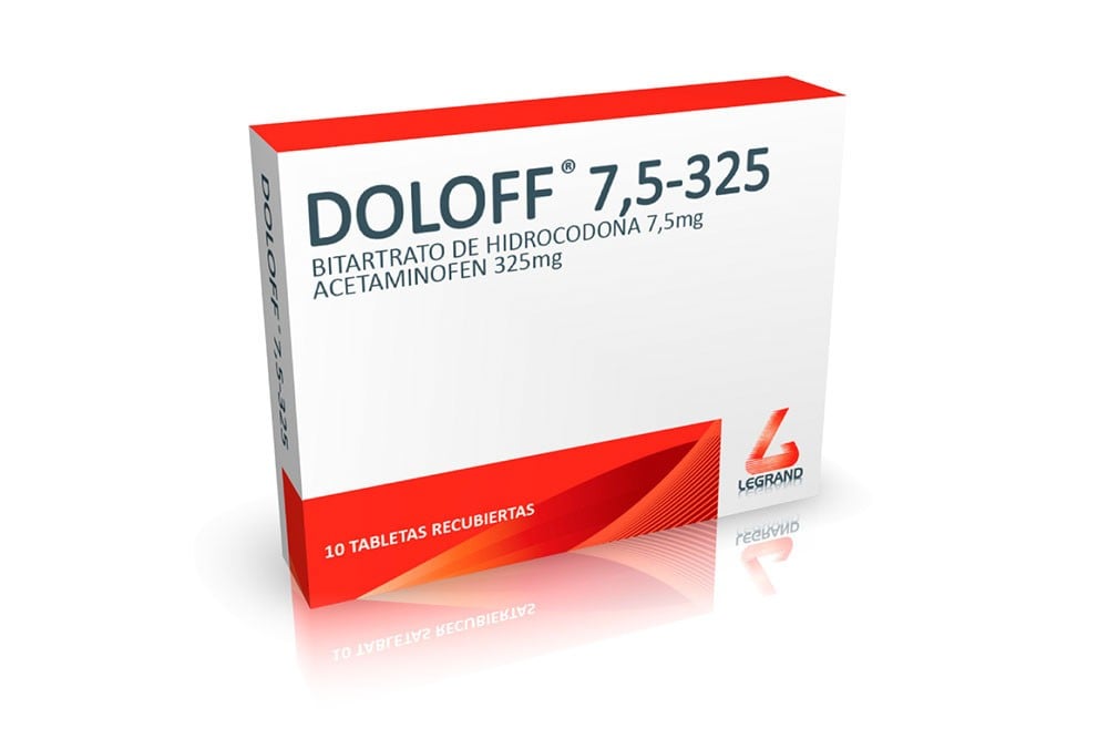 Doloff 7.5 / 325 mg Caja Con 10 Tabletas Recubiertas