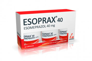 Esoprax 40 mg Caja Con 3 Frascos Con 14 Cápsulas