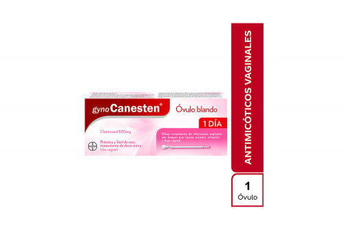 Gyno Canesten 500 mg Caja Con 1 Óvulo Día