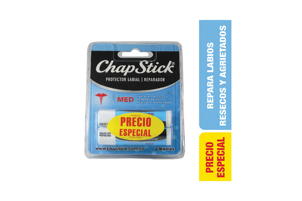 Chapstick Medicado Paquete Con 2 Unidades