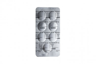 Escitalopram 20 mg Caja Con 28 Tabletas Recubiertas