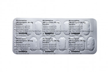 Mirtazapina 30 mg Caja Con 30 Tabletas Recubiertas 