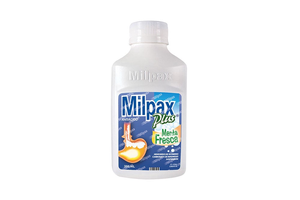Milpax Plus Menta Empaque Con Dos Frascos Con 355 mL Milpax Plus Menta Empaque Con Dos Frascos Con 355 Ml