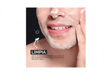 Asepxia Jabón Facial Antiacné Carbón Barra Con 100 G